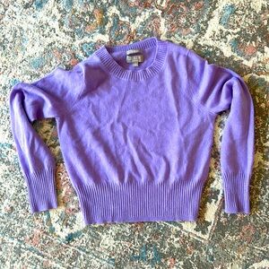 J Crew cashmere cropped fit sweater